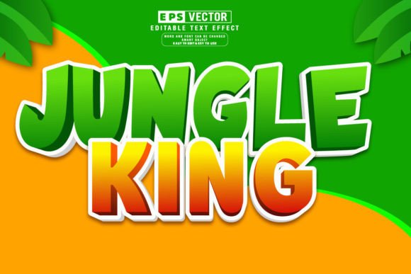 Download Jungle King 3d Editable Text Effect Vect - Jungle king Collection