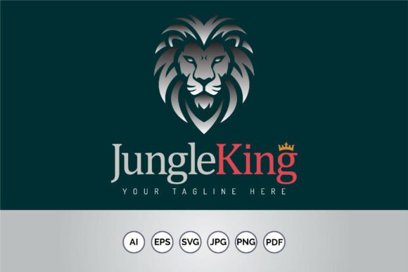 Download Lion Jungle King Face Head Mascot Logo - Jungle king Collection